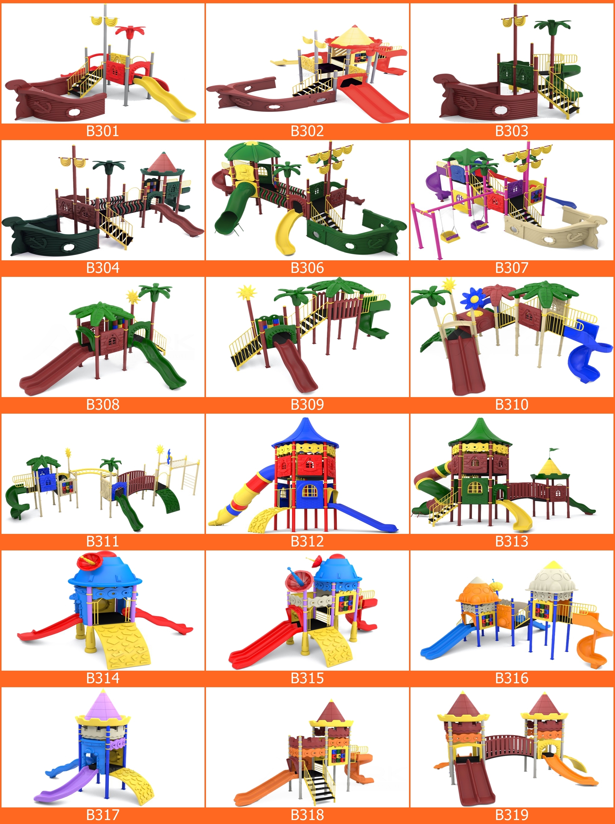 Figürlü Çocuk Oyun Parkı | B2B PARK
